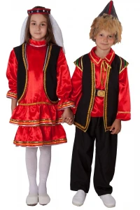 Детский Национальный костюм «Башкирский» для девочек