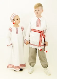 Карнавальный костюм «Белорусский» для девочек