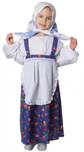 Карнавальный костюм «Бабка» для девочек