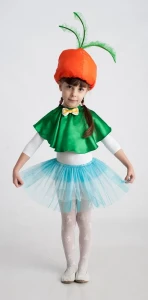 Карнавальная Шапочка «Морковь» детская