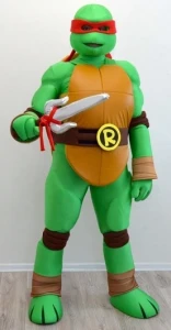 Аниматорский костюм Черепашка-Ниндзя «Рафаэль» для взрослых