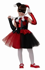 Карнавальный костюм «Харли Квинн» (Премиум) для девочек