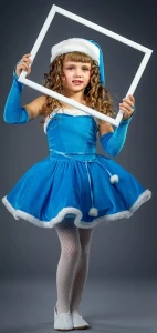Карнавальный костюм «Малышка Санта» для девочки