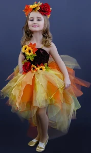 Карнавальный костюм «Осень» для девочки