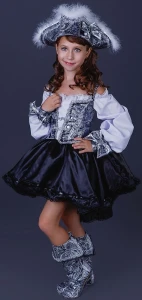 Карнавальный костюм «Пиратка» для девочки