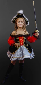 Маскарадный костюм «Пиратка» для девочки