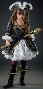 Детский маскарадный костюм «Пиратка» для девочки