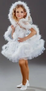 Новогодний костюм «Снежинка» для девочки
