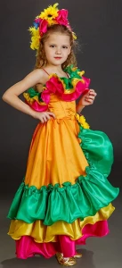 Карнавальный костюм «Бразильянка» для девочки
