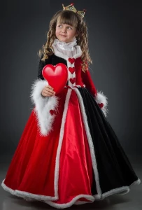 Карнавальный костюм «Карточная Королева» для девочки