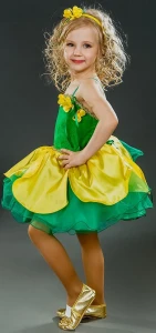 Карнавальный костюм Цветок «Лютик» для девочки