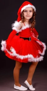 Детский костюм «Малышка Санта» для девочки
