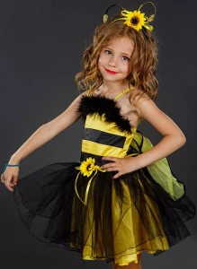 Маскарадный костюм «Пчёлка» для девочки
