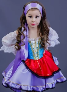 Карнавальный Национальный костюм «Цыганка» для девочки