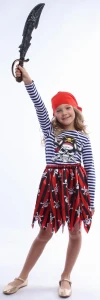 Карнавальный костюм Пиратка «Джилл» для девочек