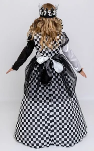 Маскарадный костюм «Шахматная Королева» для девочек