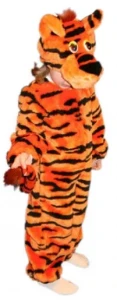 Маскарадный костюм «Тигр» (мех) детский