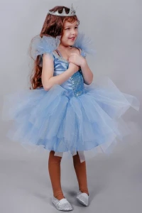 Детский карнавальный костюм «Льдинка» для девочки
