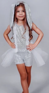 Детский карнавальный костюм «Зайка» для девочки
