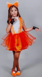 Детский карнавальный костюм «Лисичка» для девочки