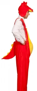 Карнавальный костюм «Дракон» (красный) для взрослых