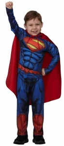Детский карнавальный костюм «Супермен» (с мускулами) для мальчиков
