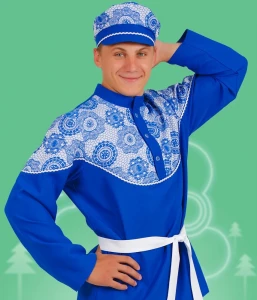 Карнавальный Русский Народный костюм «Хороводный» мужской