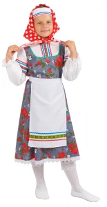 Маскарадный костюм «Бабка» для девочек