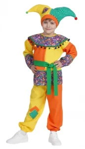 Карнавальный костюм Скоморох «Макар» для мальчиков