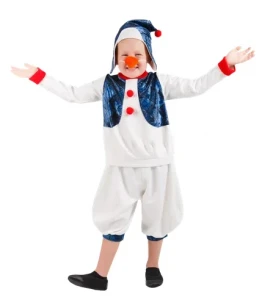 Карнавальный костюм Снеговик «Полярный» для мальчиков