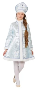 Карнавальный костюм Снегурочка «Красавица» для девочек