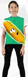 Карнавальный костюм «Кукуруза» (с улыбкой) детский