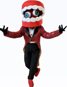Аниматорский костюм «Кейн» Челюсти с глазами УЦЦ Удивительный цифровой цирк