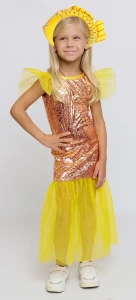 Маскарадный костюм «Золотая Рыбка» детский