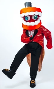 Аниматорский костюм «Кейн» Челюсти с глазами УЦЦ Удивительный цифровой цирк