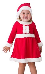 Новогодние костюмы Внучек Санта-Клауса (для детей)