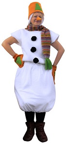 Новогодние костюмы Снеговиков для взрослых