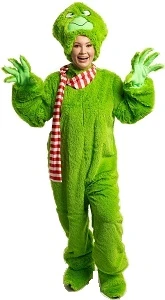 Костюмы для Аниматоров мужские персонажи "Grinch"