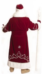 Новогодний костюм «Дед Мороз» (с орнаментом) для взрослых