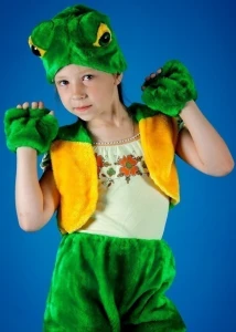 Детский карнавальный костюм «Лягушонок» для девочек и мальчиков