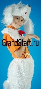 Детский карнавальный костюм Собака Пудель «Артемон» для мальчиков и девочек