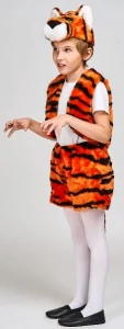 Детский карнавальный костюм «Тигрёнок» для мальчиков и девочек