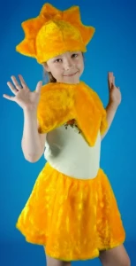Детский карнавальный костюм «Солнышко» для девочек