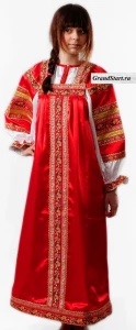 Детский Русский Народный Национальный костюм «Василиса» для девочек