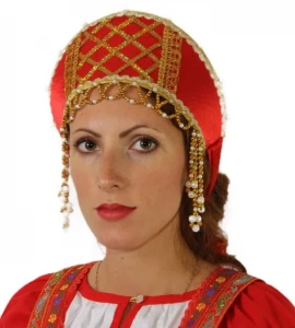 Русский Народный фольклорный головной убор Кокошник «Налобный» для детей и взрослых