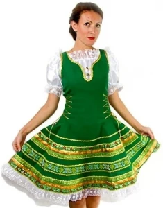 Костюм Русский Народный «Аннушка» со шнуровкой женский для взрослых
