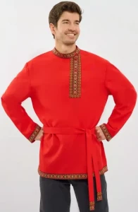 Рубаха фольклорная «Косоворотка» мужская для взрослых