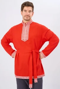 Рубаха фольклорная «Косоворотка» мужская для взрослых