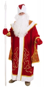 Новогодний костюм «Дед Мороз» (с пелериной) для взрослых