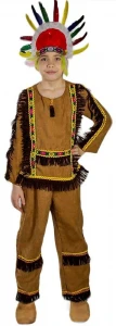 Детский карнавальный костюм «Индеец» для мальчиков